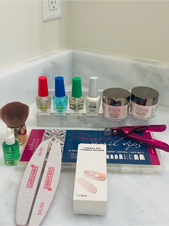 SNS Other - New SNS kit 13 piece Professional Pink & Silver Nail Care Set
